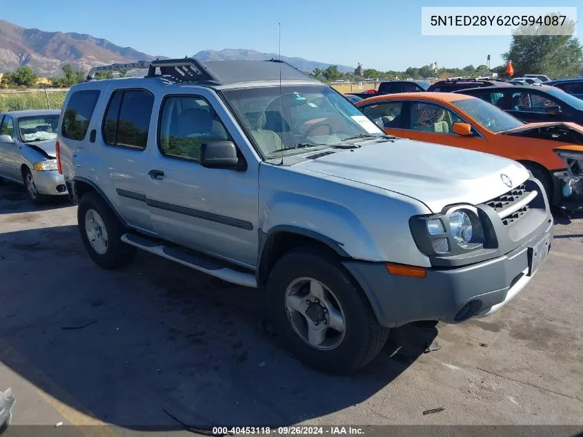 2002 Nissan Xterra Xe VIN: 5N1ED28Y62C594087 Lot: 40453118