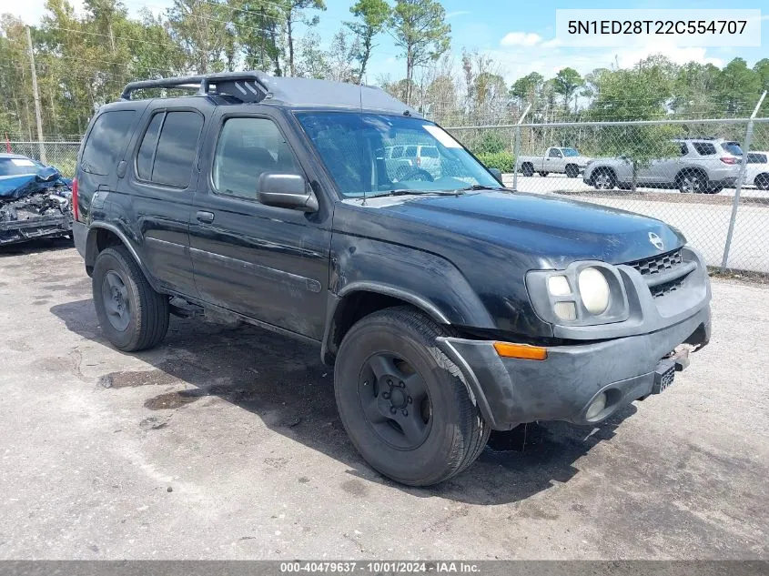 2002 Nissan Xterra Xe/Se VIN: 5N1ED28T22C554707 Lot: 40479637