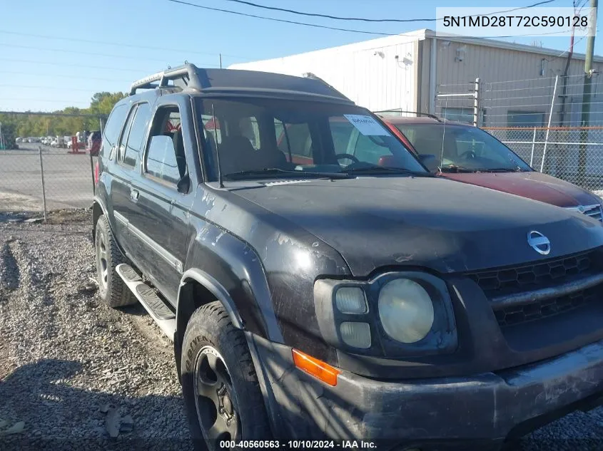 2002 Nissan Xterra Xe S/C W/Vss VIN: 5N1MD28T72C590128 Lot: 40560563