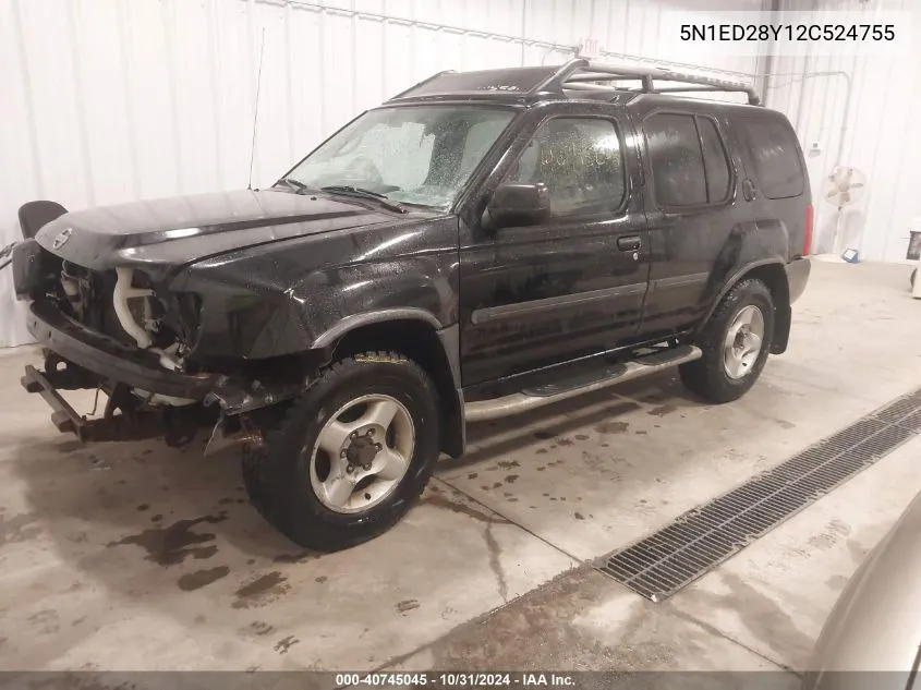 5N1ED28Y12C524755 2002 Nissan Xterra Xe