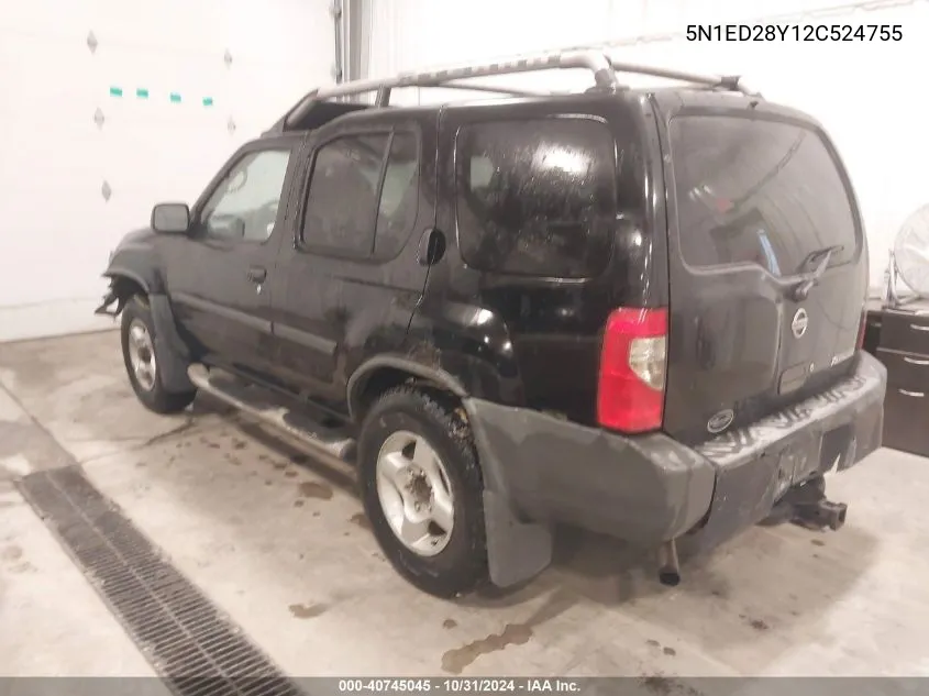 5N1ED28Y12C524755 2002 Nissan Xterra Xe