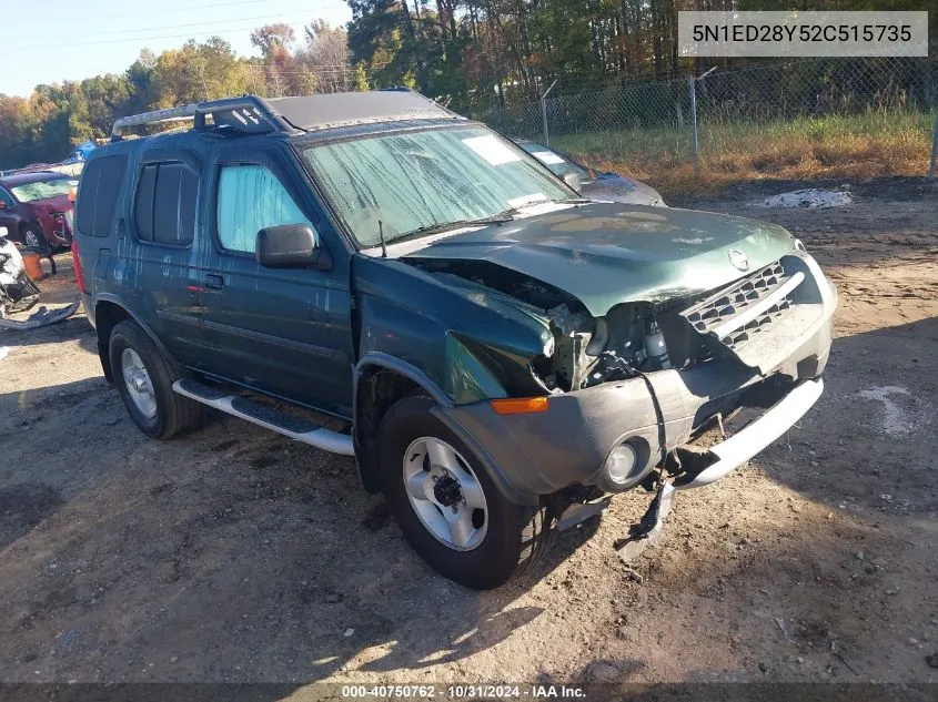 5N1ED28Y52C515735 2002 Nissan Xterra Xe