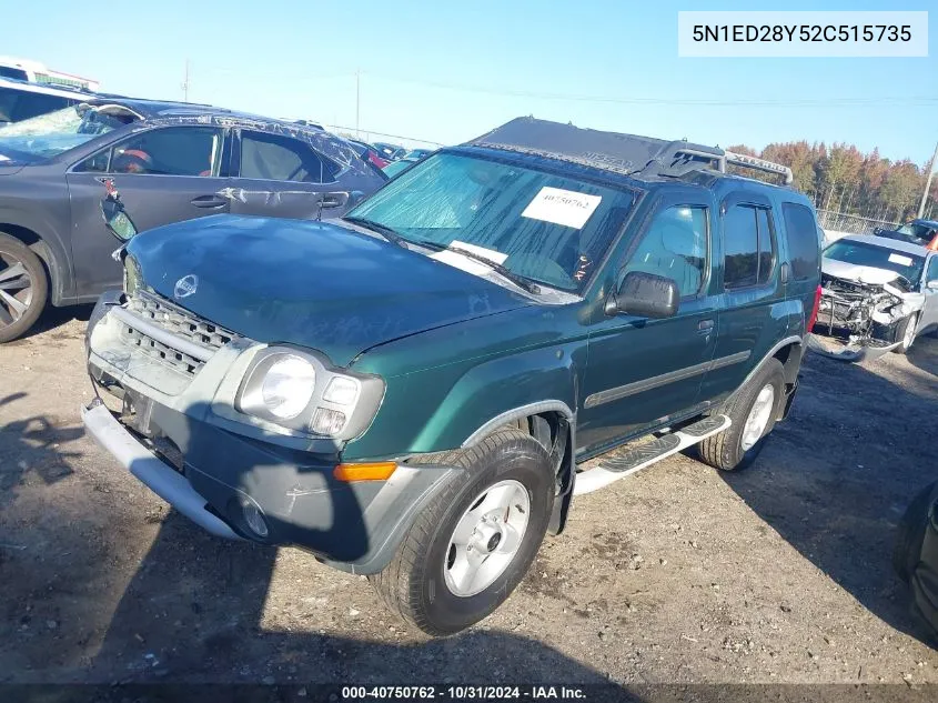 5N1ED28Y52C515735 2002 Nissan Xterra Xe