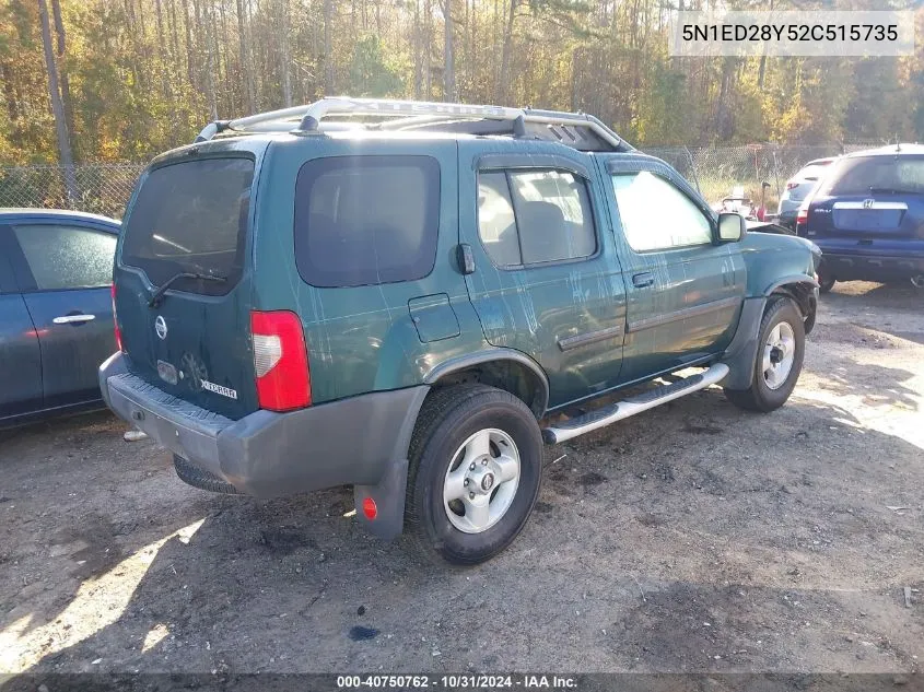 5N1ED28Y52C515735 2002 Nissan Xterra Xe