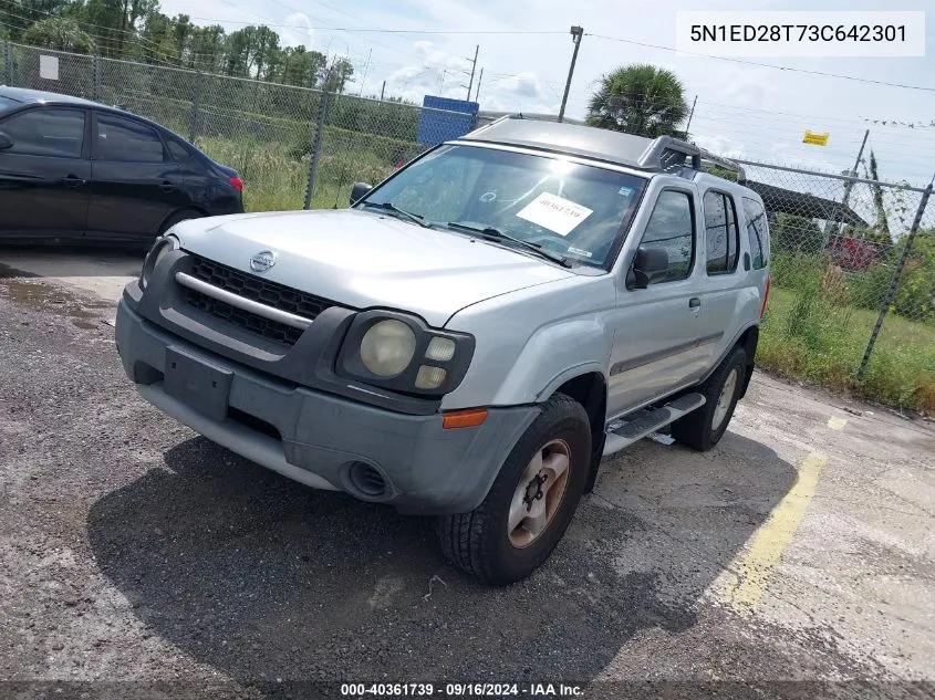 2003 Nissan Xterra Xe VIN: 5N1ED28T73C642301 Lot: 40361739