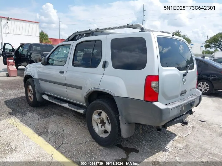 2003 Nissan Xterra Xe VIN: 5N1ED28T73C642301 Lot: 40361739