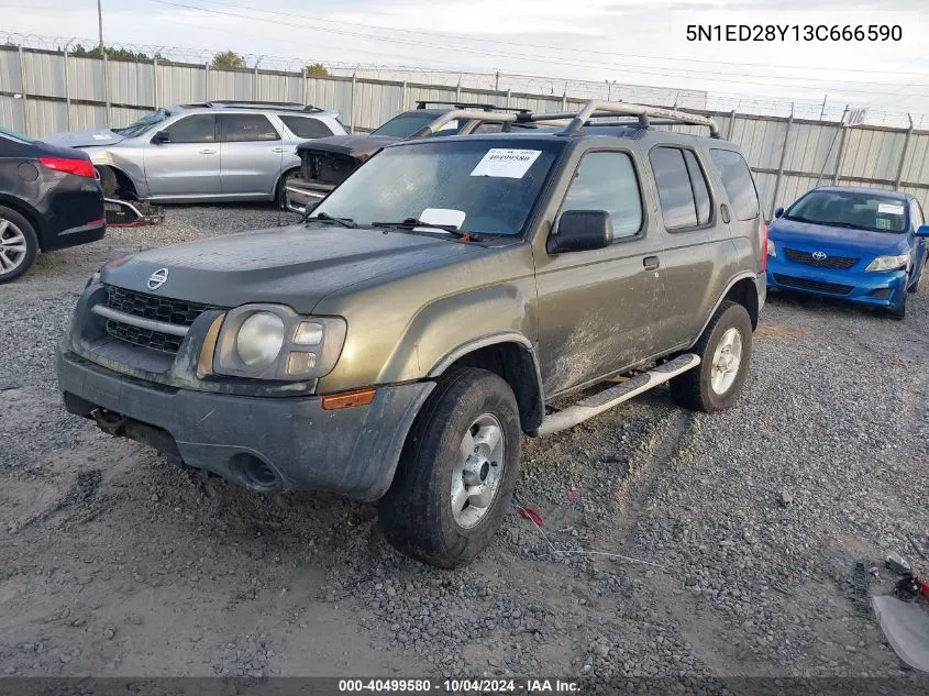 2003 Nissan Xterra Xe VIN: 5N1ED28Y13C666590 Lot: 40499580