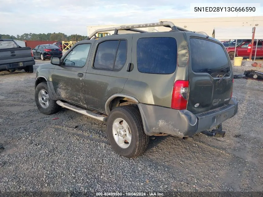 2003 Nissan Xterra Xe VIN: 5N1ED28Y13C666590 Lot: 40499580