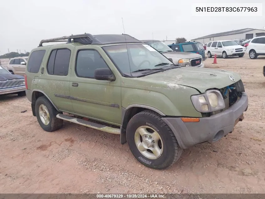 2003 Nissan Xterra Xe/Se VIN: 5N1ED28T83C677963 Lot: 40679329