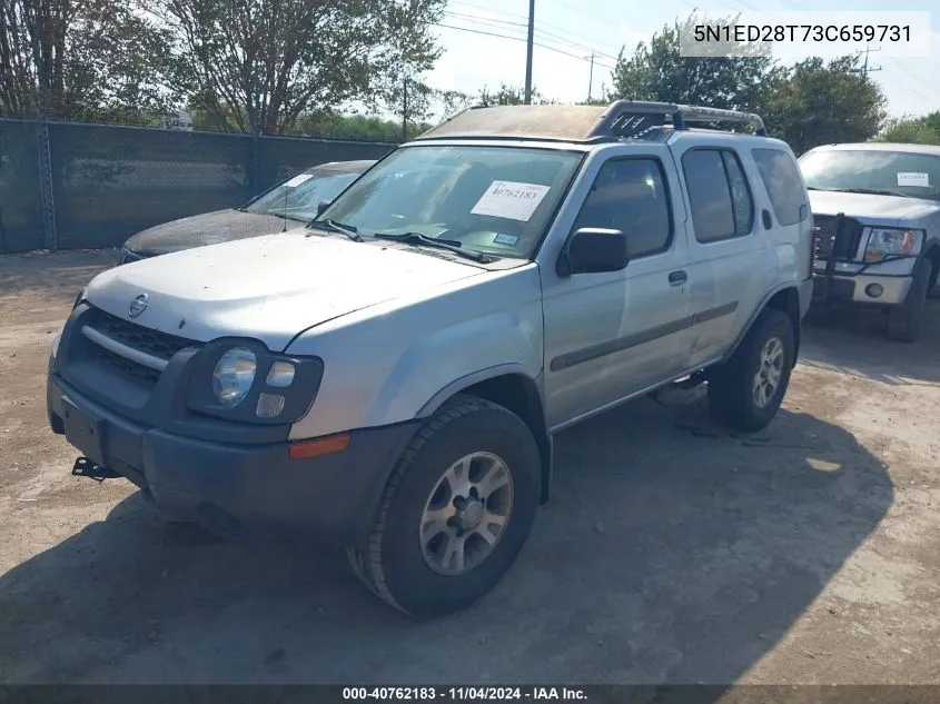 2003 Nissan Xterra Xe VIN: 5N1ED28T73C659731 Lot: 40762183