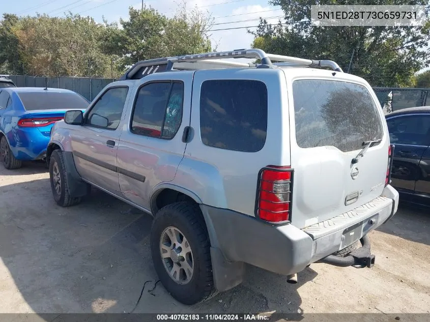 2003 Nissan Xterra Xe VIN: 5N1ED28T73C659731 Lot: 40762183