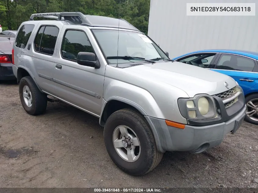 2004 Nissan Xterra Xe VIN: 5N1ED28Y54C683118 Lot: 39451848