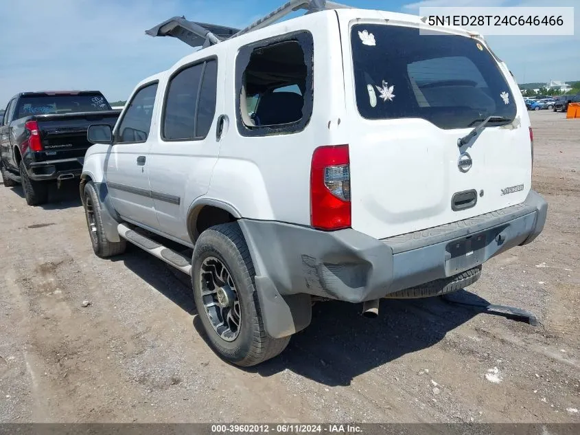 2004 Nissan Xterra Xe VIN: 5N1ED28T24C646466 Lot: 39602012