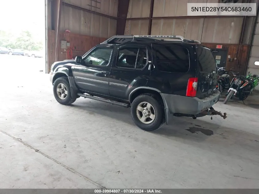 2004 Nissan Xterra Xe VIN: 5N1ED28Y54C683460 Lot: 39984807