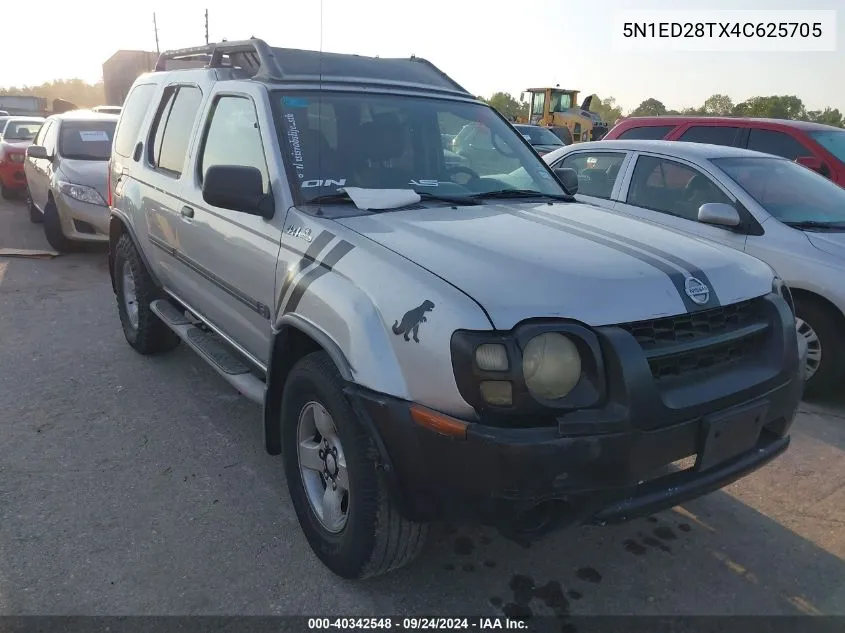 2004 Nissan Xterra Xe VIN: 5N1ED28TX4C625705 Lot: 40342548