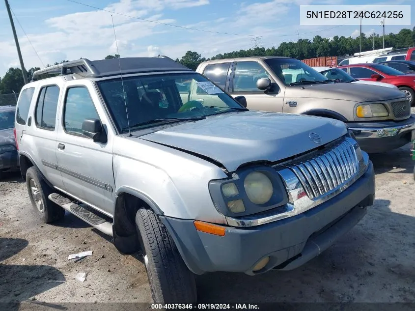 2004 Nissan Xterra Xe VIN: 5N1ED28T24C624256 Lot: 40376346