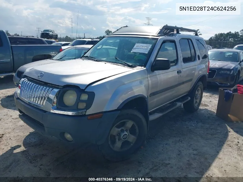 2004 Nissan Xterra Xe VIN: 5N1ED28T24C624256 Lot: 40376346