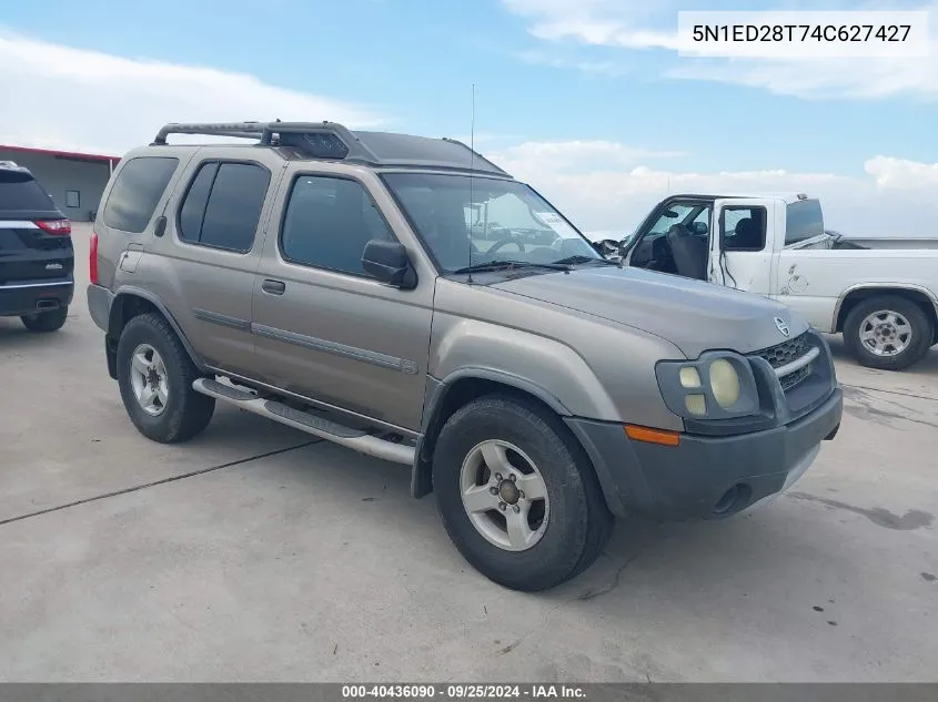 2004 Nissan Xterra Xe VIN: 5N1ED28T74C627427 Lot: 40436090