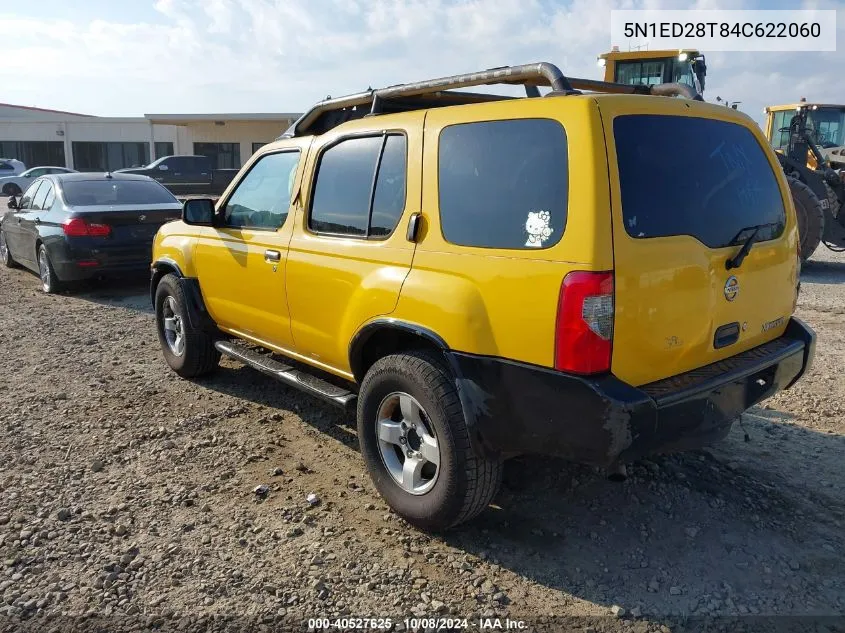 2004 Nissan Xterra Xe VIN: 5N1ED28T84C622060 Lot: 40527625