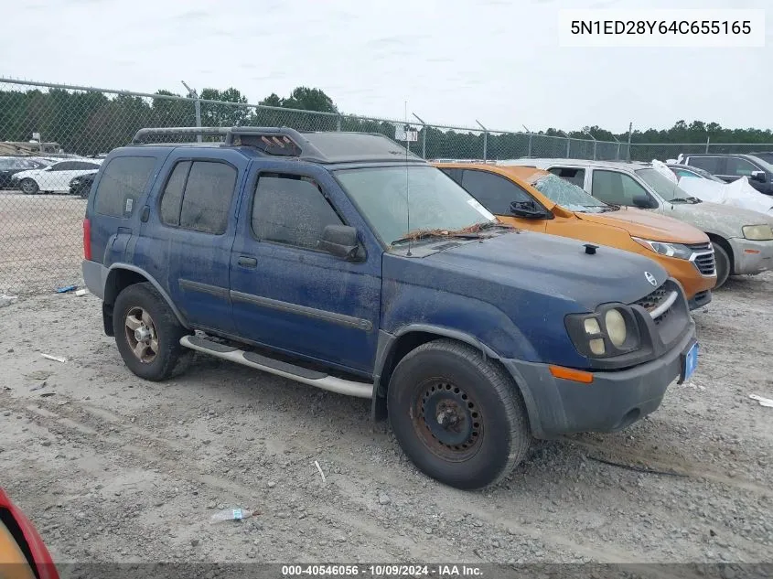 2004 Nissan Xterra Xe VIN: 5N1ED28Y64C655165 Lot: 40546056