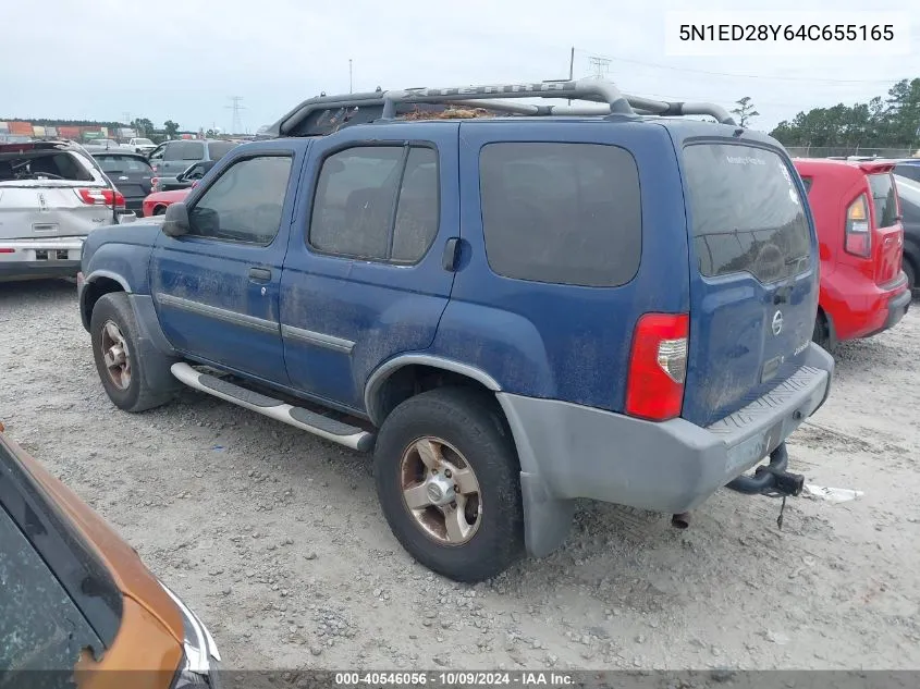 2004 Nissan Xterra Xe VIN: 5N1ED28Y64C655165 Lot: 40546056