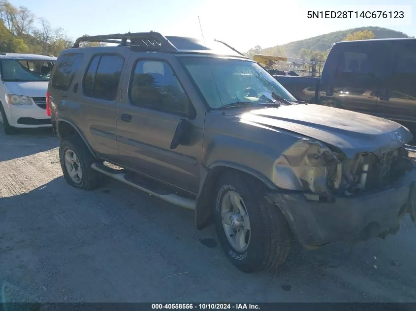 2004 Nissan Xterra Xe VIN: 5N1ED28T14C676123 Lot: 40558556