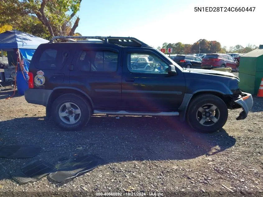 2004 Nissan Xterra Xe VIN: 5N1ED28T24C660447 Lot: 40660892