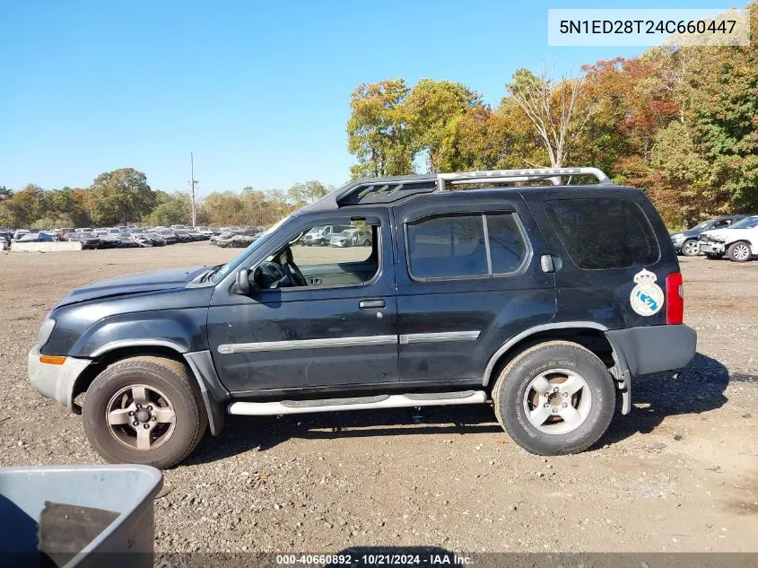 2004 Nissan Xterra Xe VIN: 5N1ED28T24C660447 Lot: 40660892