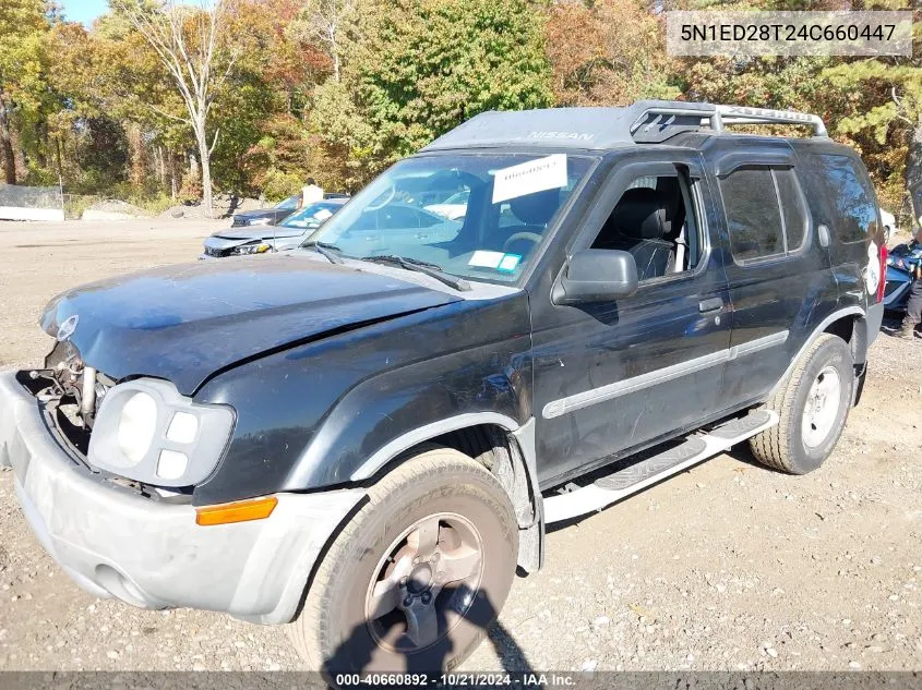 2004 Nissan Xterra Xe VIN: 5N1ED28T24C660447 Lot: 40660892