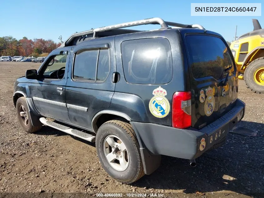 2004 Nissan Xterra Xe VIN: 5N1ED28T24C660447 Lot: 40660892