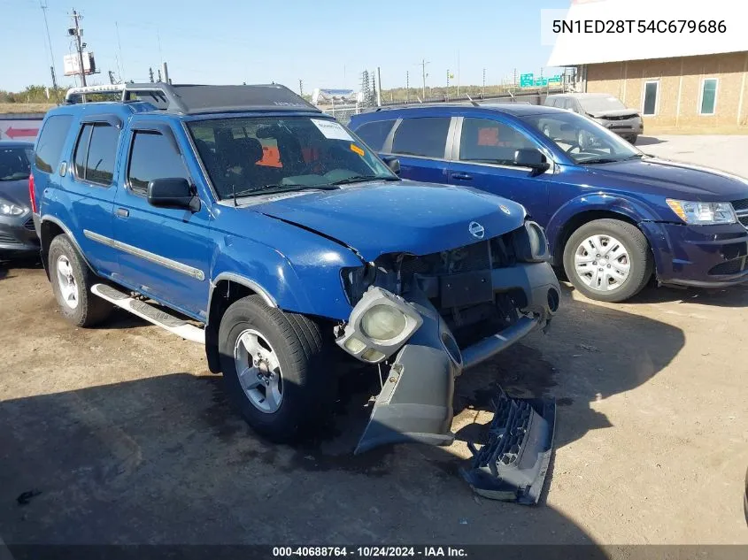 2004 Nissan Xterra Xe/Se VIN: 5N1ED28T54C679686 Lot: 40688764