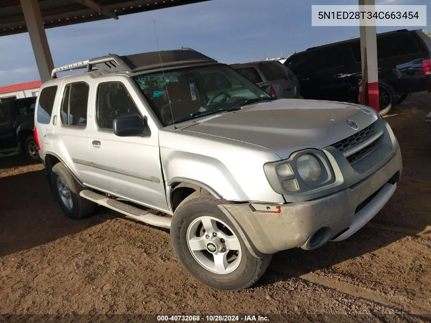 2004 Nissan Xterra Xe VIN: 5N1ED28T34C663454 Lot: 40732068