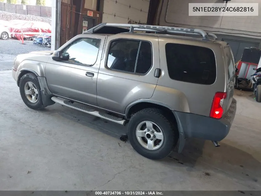 2004 Nissan Xterra Xe VIN: 5N1ED28Y24C682816 Lot: 40734706