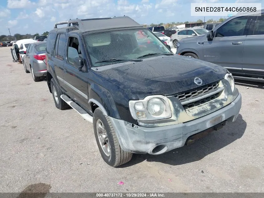 2004 Nissan Xterra Xe VIN: 5N1ED28T44C660868 Lot: 40737172