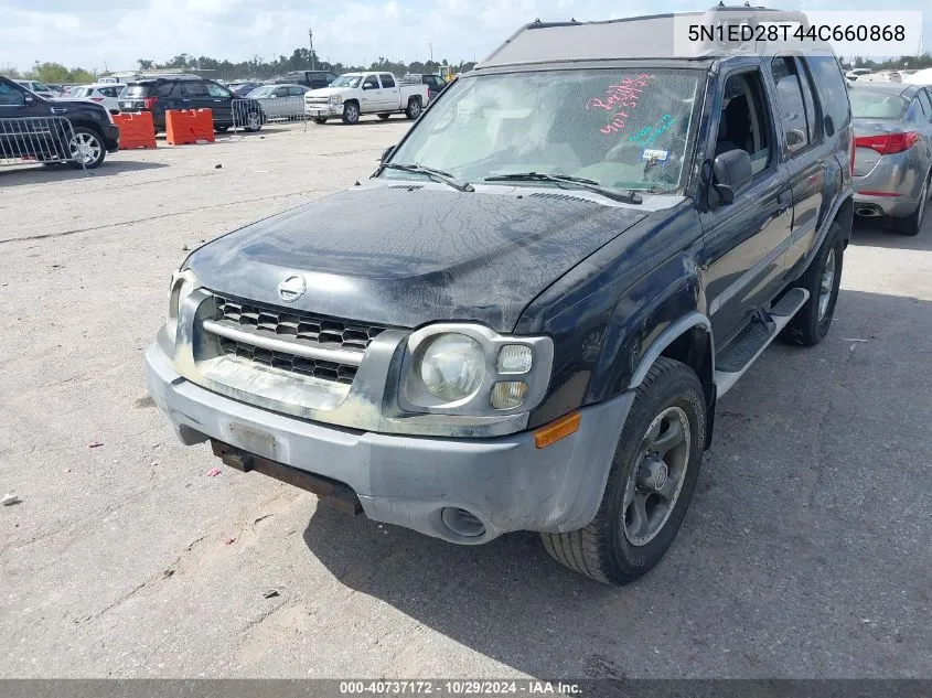 2004 Nissan Xterra Xe VIN: 5N1ED28T44C660868 Lot: 40737172