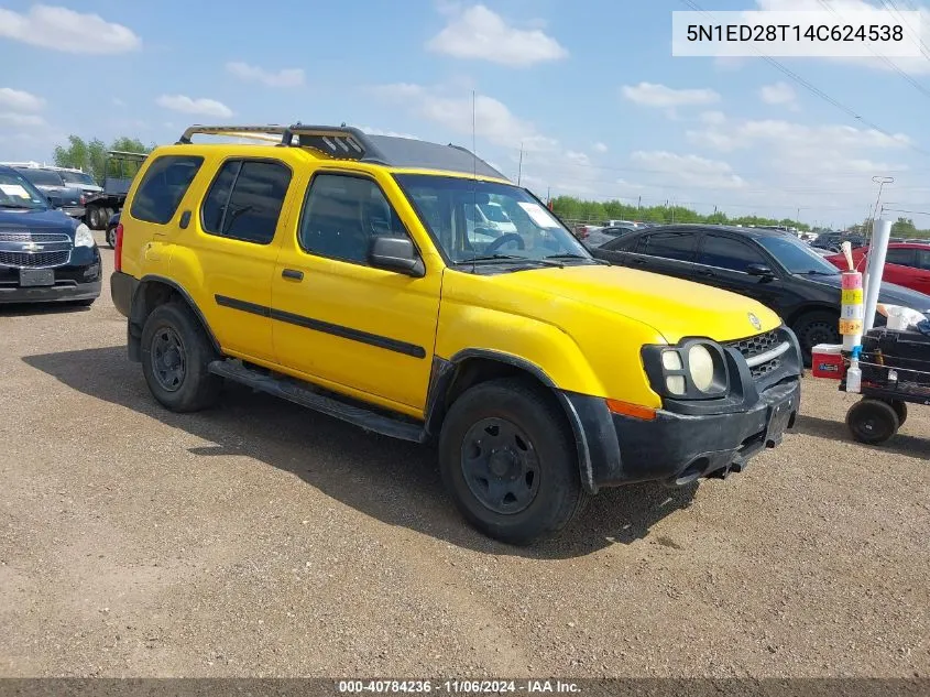 2004 Nissan Xterra Xe VIN: 5N1ED28T14C624538 Lot: 40784236