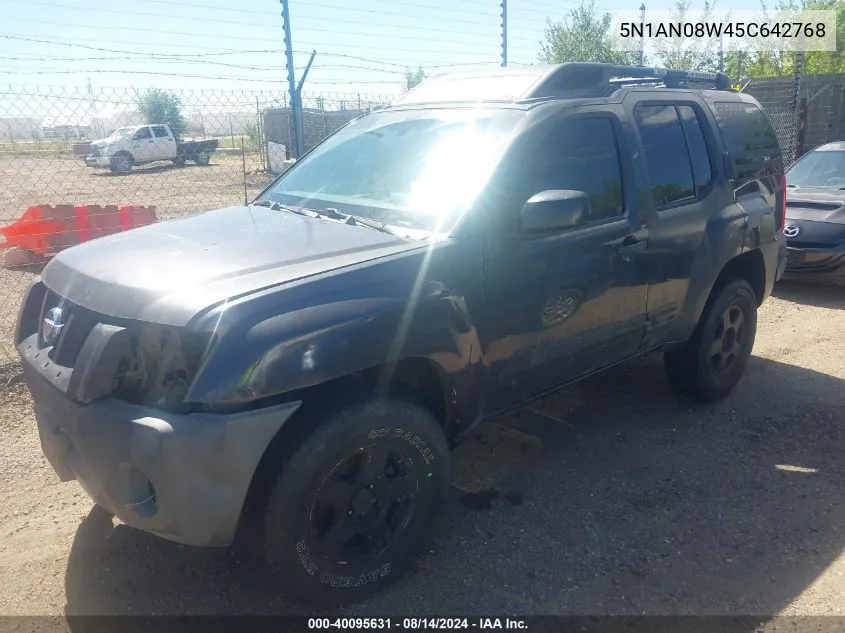 5N1AN08W45C642768 2005 Nissan Xterra Off Road