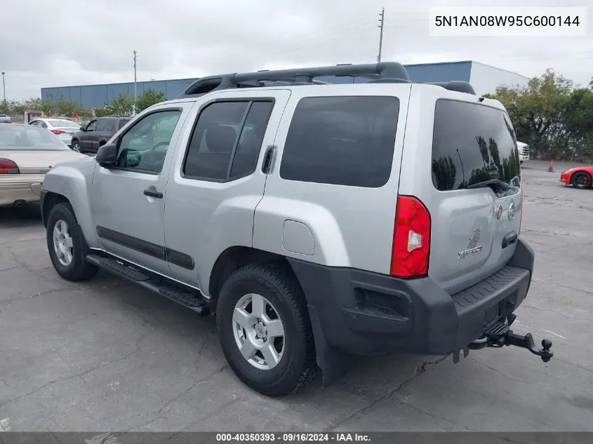 5N1AN08W95C600144 2005 Nissan Xterra S