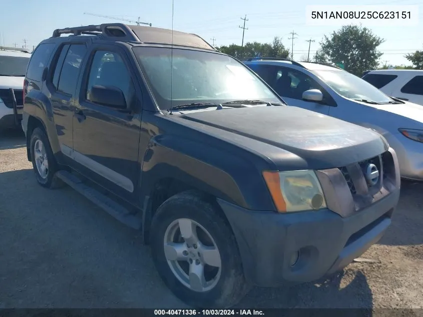 2005 Nissan Xterra Se VIN: 5N1AN08U25C623151 Lot: 40471336