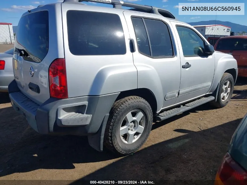 5N1AN08U66C560945 2006 Nissan Xterra S