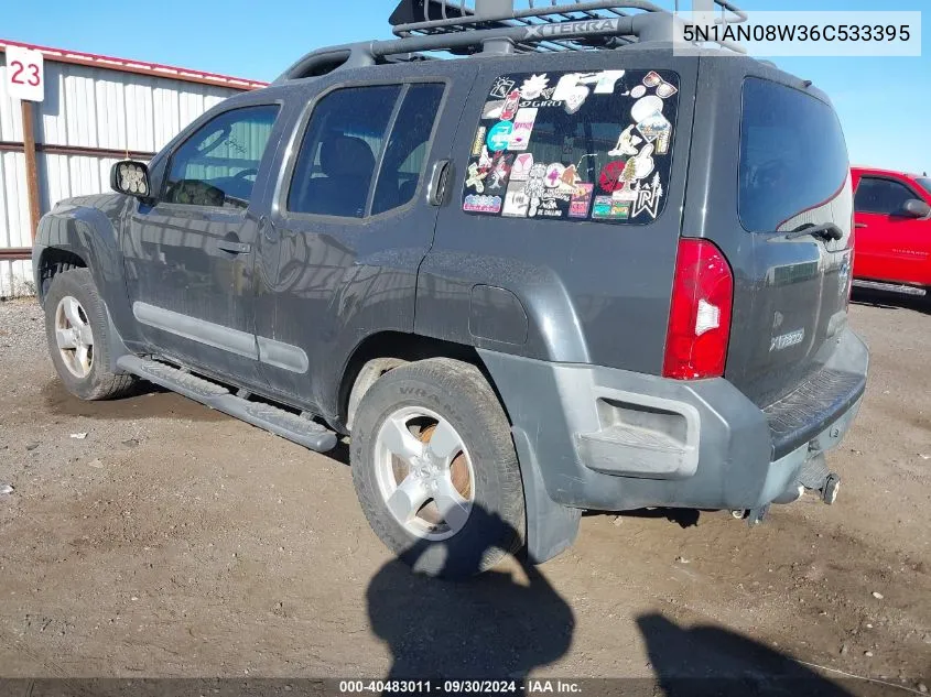 2006 Nissan Xterra Se VIN: 5N1AN08W36C533395 Lot: 40483011