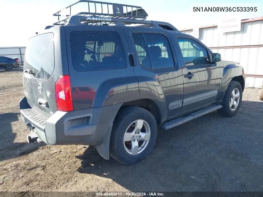 2006 Nissan Xterra Se VIN: 5N1AN08W36C533395 Lot: 40483011