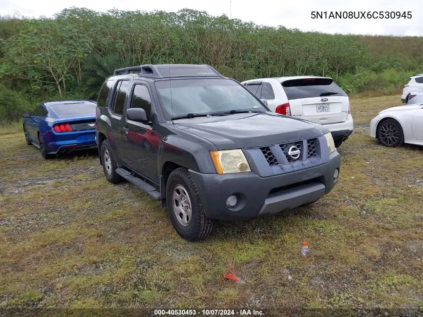 2006 Nissan Xterra Off Road/S/Se VIN: 5N1AN08UX6C530945 Lot: 40530453