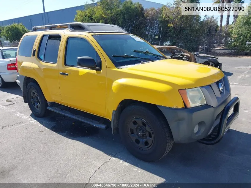 2006 Nissan Xterra X VIN: 5N1AN08U86C527090 Lot: 40546790