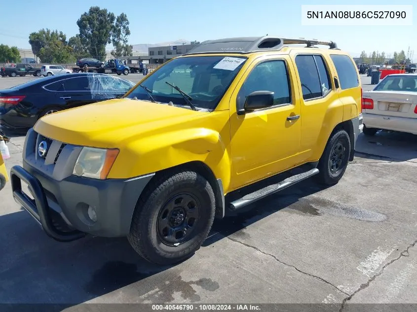 2006 Nissan Xterra X VIN: 5N1AN08U86C527090 Lot: 40546790