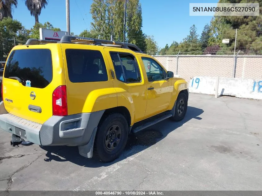 2006 Nissan Xterra X VIN: 5N1AN08U86C527090 Lot: 40546790