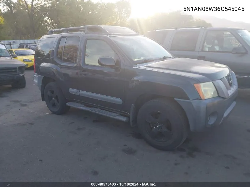 2006 Nissan Xterra Se VIN: 5N1AN08W36C545045 Lot: 40573403