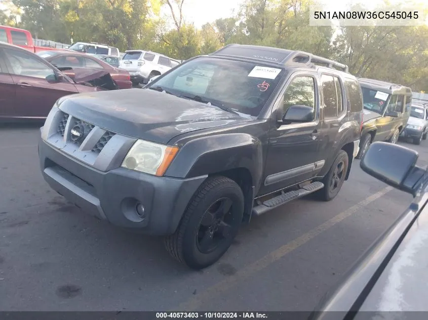 2006 Nissan Xterra Se VIN: 5N1AN08W36C545045 Lot: 40573403