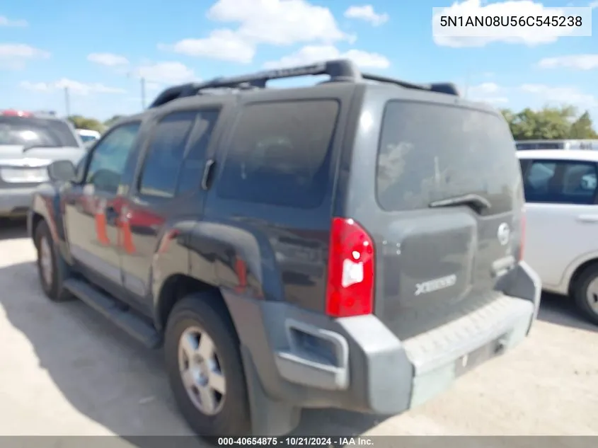 5N1AN08U56C545238 2006 Nissan Xterra S