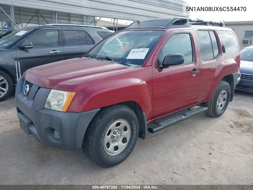 2006 Nissan Xterra X VIN: 5N1AN08UX6C554470 Lot: 40767202